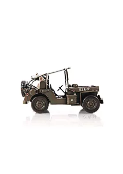 Old Modern Handicrafts Home Decorative Green 1940 Willys-Overland Jeep 1:12 -Old Modern Handicrafts shop Belk 69
