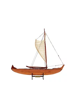 Old Modern Handicrafts Home Decorative Hawaiian Canoe