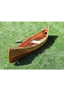 Old Modern Handicrafts Home Decorative Canoe With Ribs Curved Bow, 10 feet -Old Modern Handicrafts shop Belk 7