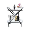 Old Modern Handicrafts Classic Decorative Anne Home - X-Shape Bar Cart