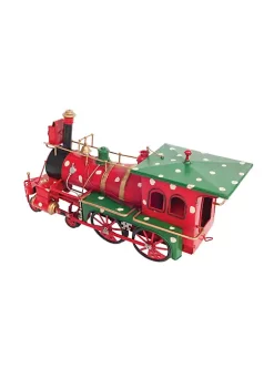 Old Modern Handicrafts Classic Decorative Christmas Train Model Handmade Tin Metal Handmade -Old Modern Handicrafts shop Belk 768