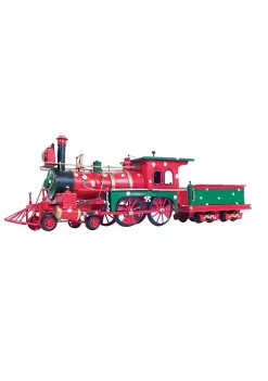 Old Modern Handicrafts Classic Decorative Christmas Train Model Handmade Tin Metal Handmade -Old Modern Handicrafts shop Belk 770