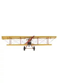 Old Modern Handicrafts Home Decorative Yellow Curtis Jenny Plane1:18 -Old Modern Handicrafts shop Belk 785