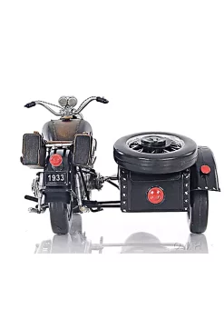 Old Modern Handicrafts Classic Decorative Black Vintage Motorcycle -Old Modern Handicrafts shop Belk 798