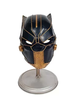 Old Modern Handicrafts Classic Decorative Black Panther Helmet Metal Handmade