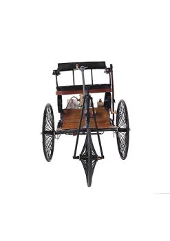 Old Modern Handicrafts Home Decorative 1886 Yellow & Black Benz Car -Old Modern Handicrafts shop Belk 871