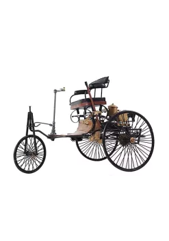 Old Modern Handicrafts Home Decorative 1886 Yellow & Black Benz Car -Old Modern Handicrafts shop Belk 874