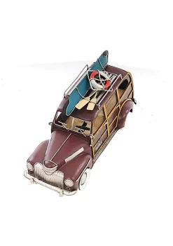 Old Modern Handicrafts Home Decorative 1947 Chevrolet Suburban with Canoe 1:14 -Old Modern Handicrafts shop Belk 882
