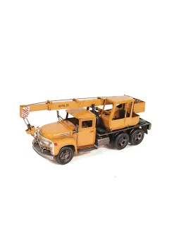 Old Modern Handicrafts Classic Decorative Metal Handmade Tin Crane Truck Model -Old Modern Handicrafts shop Belk 887
