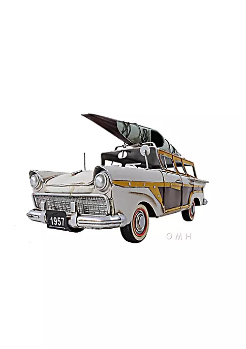 Old Modern Handicrafts AJ019 Fords Woody-Look Country Squire with Kayak Model Airplane 3 Old Modern Handicrafts AJ019 Fords Woody-Look Country Squire with Kayak Model Airplane - Image 3