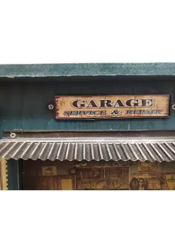 Old Modern Handicrafts Classic Decorative Vintage Harley Motorcycle Shadow Box on Wood Frame -Old Modern Handicrafts shop Belk 923