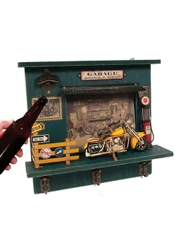 Old Modern Handicrafts Classic Decorative Vintage Harley Motorcycle Shadow Box on Wood Frame -Old Modern Handicrafts shop Belk 925