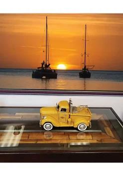 Old Modern Handicrafts Classic Decorative 1926 Pennzoil Tow Truck Yellow Metal Handmade -Old Modern Handicrafts shop Belk 990