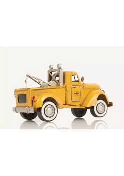 Old Modern Handicrafts Classic Decorative 1926 Pennzoil Tow Truck Yellow Metal Handmade -Old Modern Handicrafts shop Belk 991