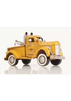 Old Modern Handicrafts Classic Decorative 1926 Pennzoil Tow Truck Yellow Metal Handmade -Old Modern Handicrafts shop Belk 992